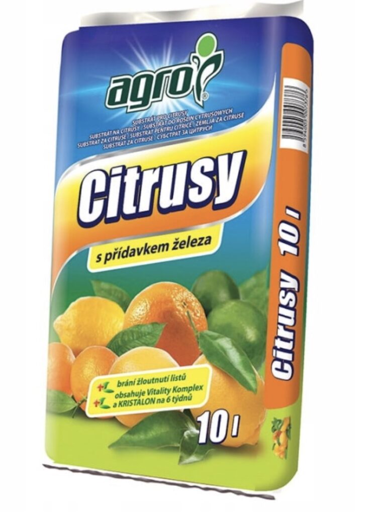 Podłoże AGRO do Cytrusów 10L – specjalistyczna ziemia do cytryn, limonek i innych roślin cytrusowych.