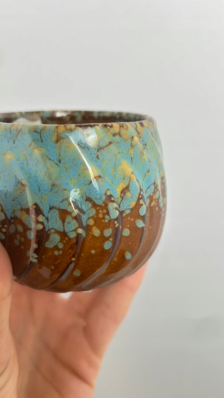 Osłonka brązowo – niebieska 7/6