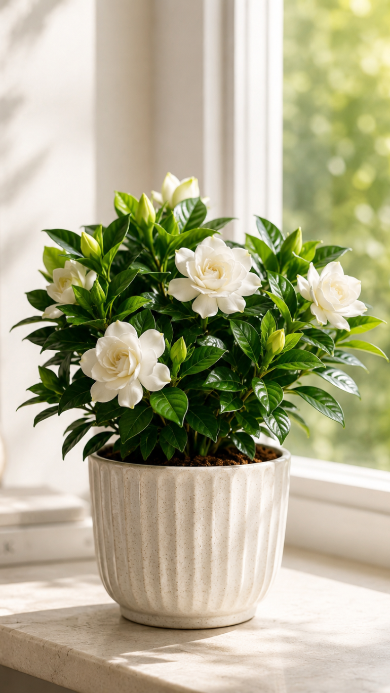 Gardenia jasminoides Crown Jewel
