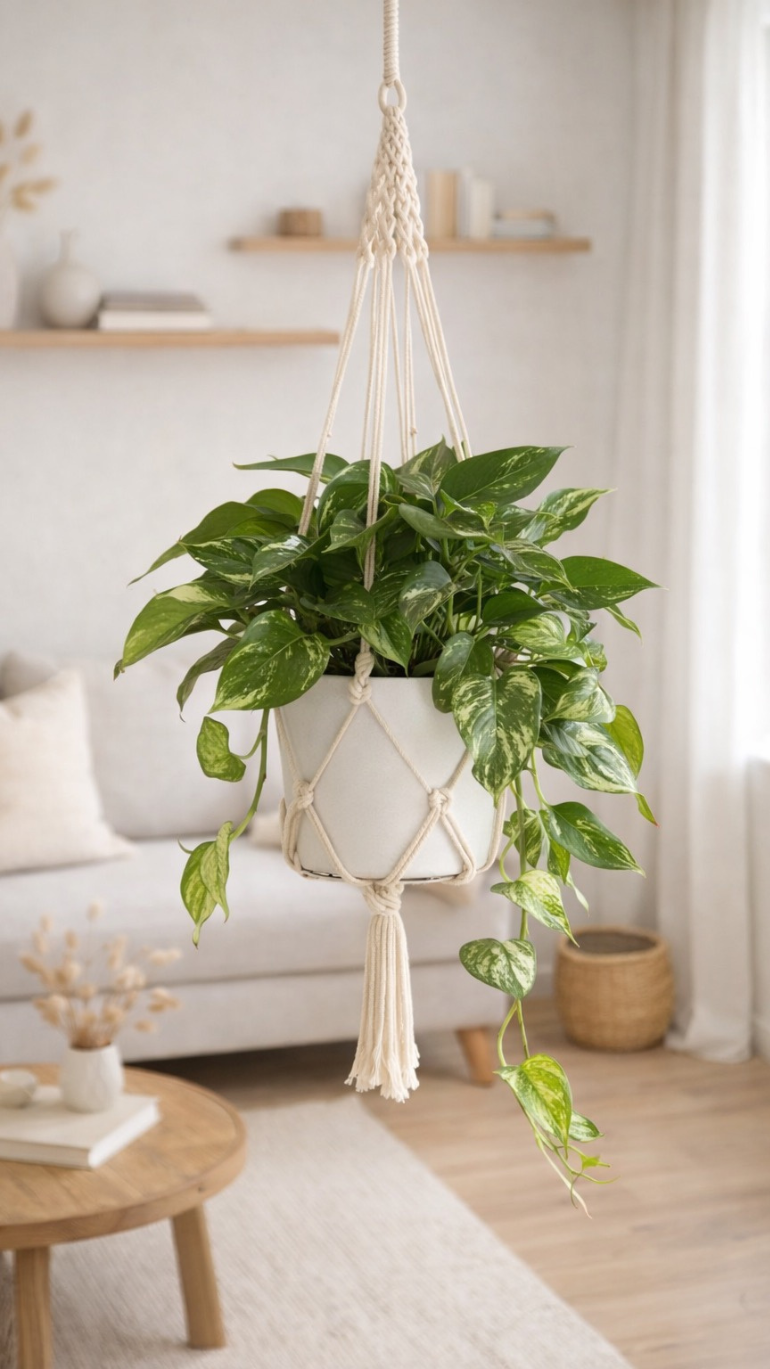 Epipremnum Marble Green 15/45 cm