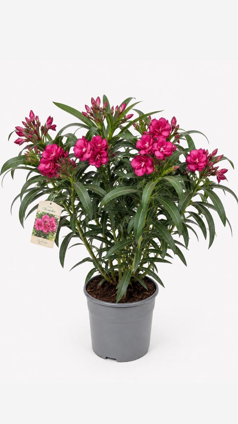 Oleander ciemno-różowy pełny 19/70 cm