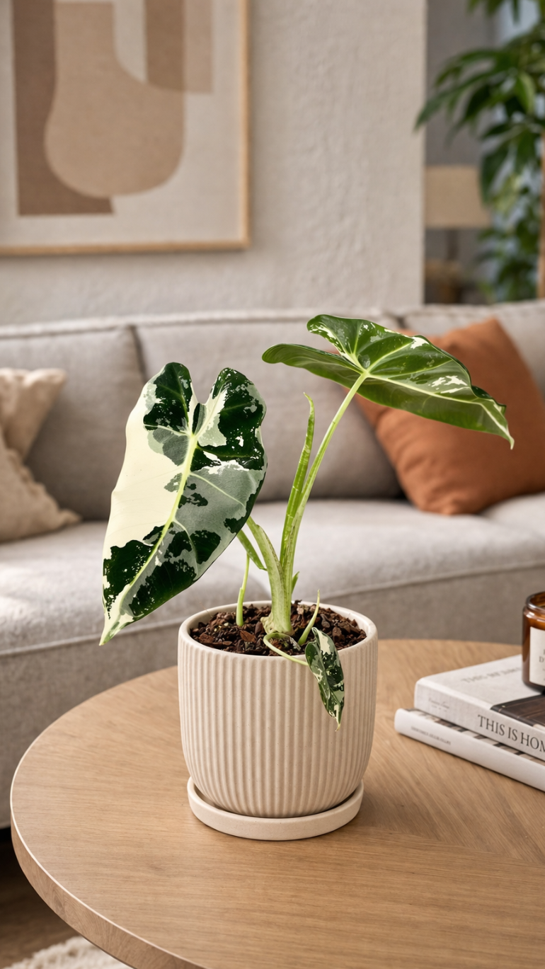 Alocasia Frydek Variegata