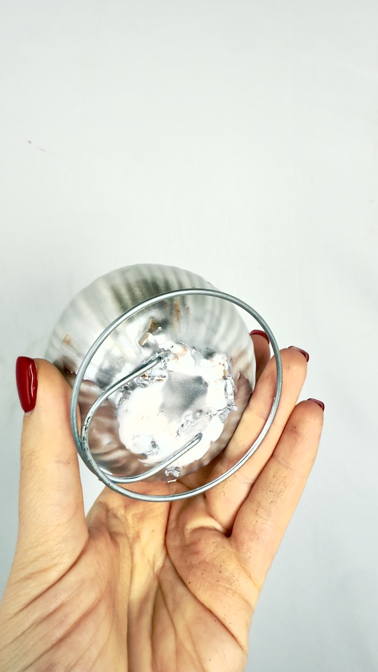 Amarylis roślina w srebnej oprawie Gotowa ozdoba NIE WYMAGA PODLEWANIA