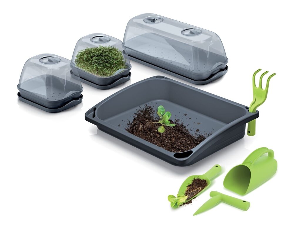 Mini szklarnia do roślin i warzyw Respana Table Top Speed Starter (zestaw 14 elementów)