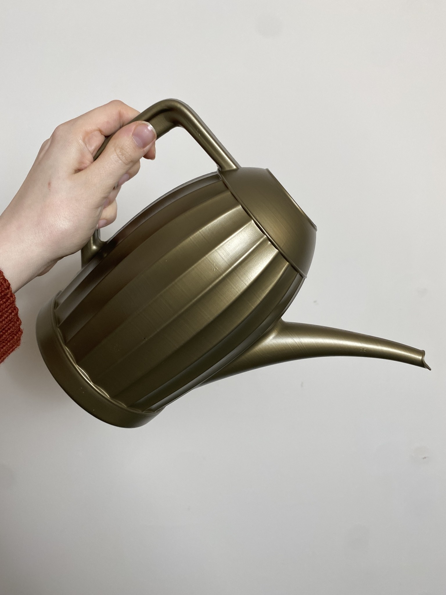 Konewka plastikowa stare złoto