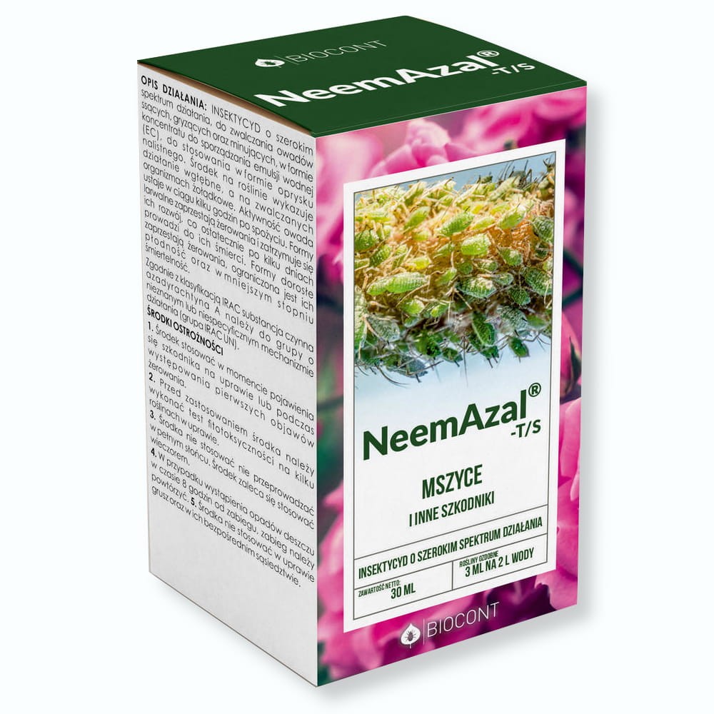 NeemAzal środek na mszyce, przędziorki 30ml
