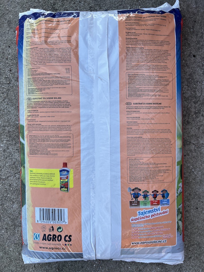 Podłoże Agro do roślin pokojowych 10 l