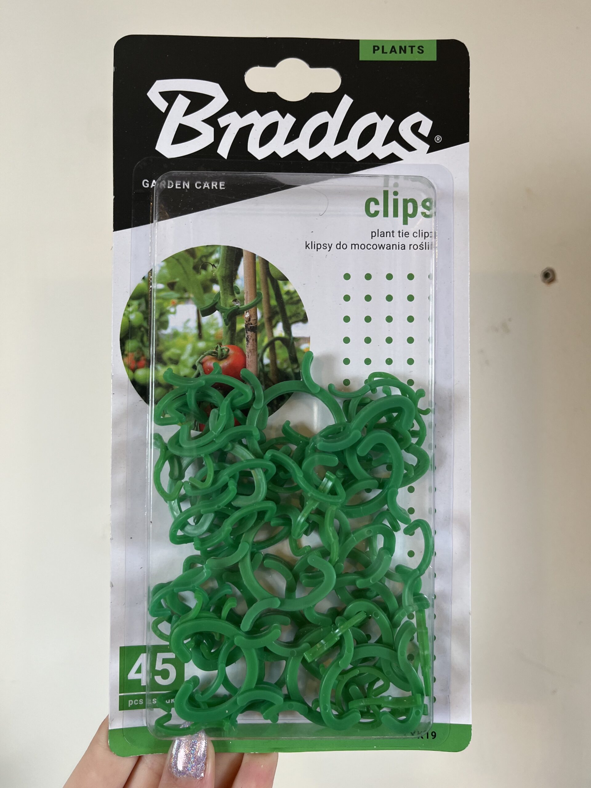 Klipsy do mocowania roślin 45szt