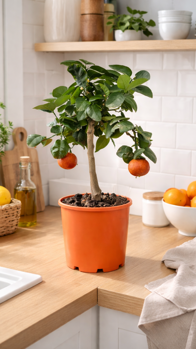 Citrus sinensis drzewko pomarańczowe