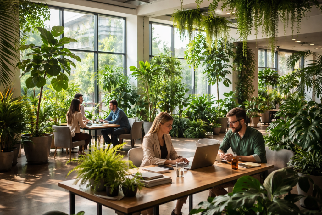 Rośliny do biura i galerii handlowych – dlaczego naprawdę działają?